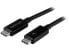 Фото #3 товара StarTech.com 1m Thunderbolt 3 (20Gbps) USB-C Cable - Thunderbolt - USB - and DisplayPort Compatible - Male - Male - 1 m - Black - Nickel - 20 Gbit/s