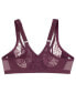 Фото #5 товара Women's Full Figure Wonderwire Front Close Stretch Lace Bra with Narrow Set Straps