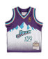 Фото #3 товара Infant Girls and Boys John Stockton Purple Utah Jazz 1996/97 Hardwood Classics Retired Player Jersey