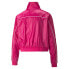 Puma Iconic T7 Woven Track Relaxed Jacket Womens Pink Casual Athletic Outerwear