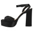 Nina Dorcas Platform Womens Black Dress Sandals DORCAS-BLACK 8.5, 8.5 M - фото #3