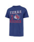 47 Brand Men's Royal Texas Rangers Outlast Franklin T-Shirt