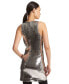 Фото #2 товара Women's Sequined Tank Mini Dress