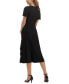 ფოტო #2 პროდუქტის Flutter-Sleeve Midi Dress