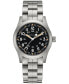 ფოტო #1 პროდუქტის Men's Swiss Khaki Field Stainless Steel Bracelet Watch 42mm