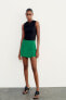 Фото #1 товара Асимметричная юбка-шорты ZARA