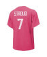 Фото #2 товара Women's Threads C.J. Stroud Pink Distressed Houston Texans Name and Number T-shirt