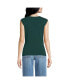 Фото #3 товара Women's Lightweight Jersey Wrap Front Top