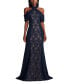 ფოტო #3 პროდუქტის Women's Kato Embroidered Off-Shoulder Halter Gown