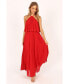 Women's Gia Pleated Halterneck Maxi Dress