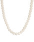 Фото #1 товара 2028 women's Gold-tone w/8mm Imitation Pearl Necklace