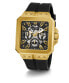 Guess Herren Armbanduhr Multifunktionsuhr Skeleton Leo schwarz, gold GW0637G2