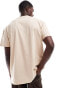 Threadbare oversized t-shirt in stone