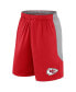 Фото #2 товара Men's Red Kansas City Chiefs Big and Tall Team Logo Shorts