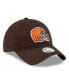 ფოტო #4 პროდუქტის Women's Brown Cleveland Browns Core Classic 9TWENTY Adjustable Hat