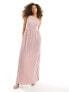 Фото #7 товара Y.A.S Bridesmaid plisse one shoulder maxi dress in pink