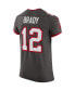 Men's Tom Brady Pewter Tampa Bay Buccaneers Alternate Vapor Elite Jersey