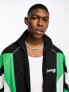 ASOS DESIGN extreme oversized motocross jacket in black - BLACK