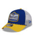 Men's Royal, Gold Golden State Warriors 2024 NBA All-Star Game A-Frame 9FORTY Trucker Hat