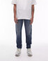 Topman taper jeans in summer light wash tinted blue