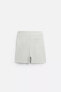 SOFT RIBBED BERMUDA SHORTS