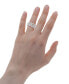 Diamond Link Detail Statement Ring (1 ct. t.w.) in Sterling Silver, Created for Macy's