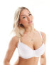 Ivory Rose Fuller Bust plain t-shirt bra in white