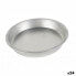 Baking tray Silver 22 x 3,5 cm (24 Units)