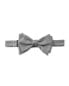 Фото #1 товара GIORGIO ARMANI 288798 Men's Silk Grosgrain Bow Tie, Silver size M