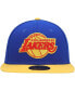 Фото #3 товара Men's Blue Los Angeles Lakers Side Patch 59FIFTY Fitted Hat
