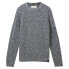 TOM TAILOR 1039709 Comfort Twotone Knit Crew Neck Sweater