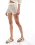 Фото #2 товара ASOS DESIGN knitted short co ord in cream