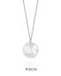 Silver necklace sign Pisces Horoscopo 61014C000-38P