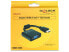 Delock 65512 - 0.254 m - VGA (D-Sub) - HDMI Type A (Standard) - Male - Female - Black