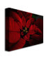 Фото #3 товара Lois Bryan 'Poinsettia' Canvas Art - 32" x 22"