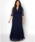 Фото #1 товара Women's Plus Size Screen Siren Lace Evening Gown