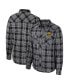 Фото #1 товара Men's x Wrangler Black Iowa Hawkeyes Plaid Western Long Sleeve Full-Snap Shirt