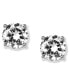 ფოტო #1 პროდუქტის CZ Earrings Crystal Stud Earrings
