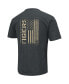 ფოტო #3 პროდუქტის Men's Heathered Black Auburn Tigers OHT Military-Inspired Appreciation Flag 2.0 T-shirt
