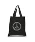 Фото #1 товара Peace In 77 Languages - Small Word Art Tote Bag