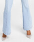 Фото #4 товара Petite High-Rise Seamed Flare-Hem Jeans, Created for Macy's