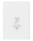 Фото #4 товара Textiles Turkish Cotton Monica Embellished Towel 3 Piece Set - Dark Gray