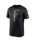 Фото #3 товара Men's Black Las Vegas Raiders Legend Icon Performance T-shirt
