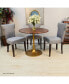 Фото #4 товара Alden Wood Top Round Dining Table