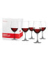 Wine Lovers Bordeaux Wine Glasses, Set of 4, 20.5 Oz