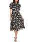 Gracia Floral Print Flounce Midi Dress Women's