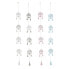 Hanging decoration DKD Home Decor Tree White Beige Grey Pink 7 x 3 x 96 cm (4 Units)