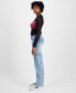 Фото #3 товара Juniors' Mid-Rise Wide-Leg Cargo Jeans