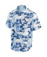 Фото #4 товара Men's Navy Atlanta Braves Tropical Horizons Button-Up Shirt