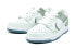 【定制球鞋】 Nike Dunk Low 春夏踏青 岚烟岁月 减震防滑耐磨 低帮 板鞋 GS 白绿 / Кроссовки Nike Dunk Low FD9911-101